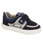 Younger Boys Blue Canvas Trainers, 1, hi-res