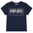Navy Blue Logo T-Shirt, 3, hi-res
