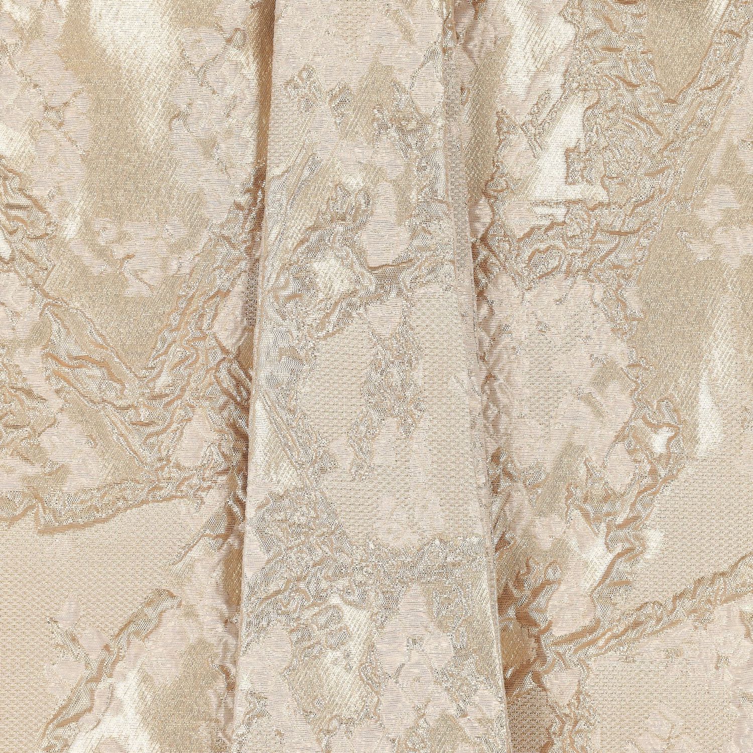 Girls Gold Butterfly Jacquard Dress, 1, hi-res