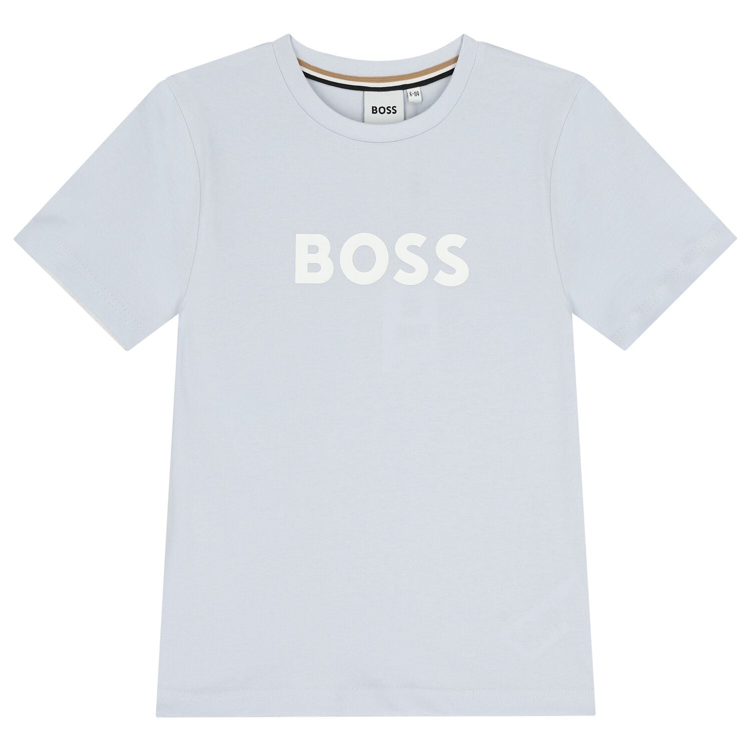 Boys Mini Me Blue Logo T-Shirt, 8, hi-res