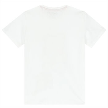 Younger Boys White Teddy Logo T-Shirt