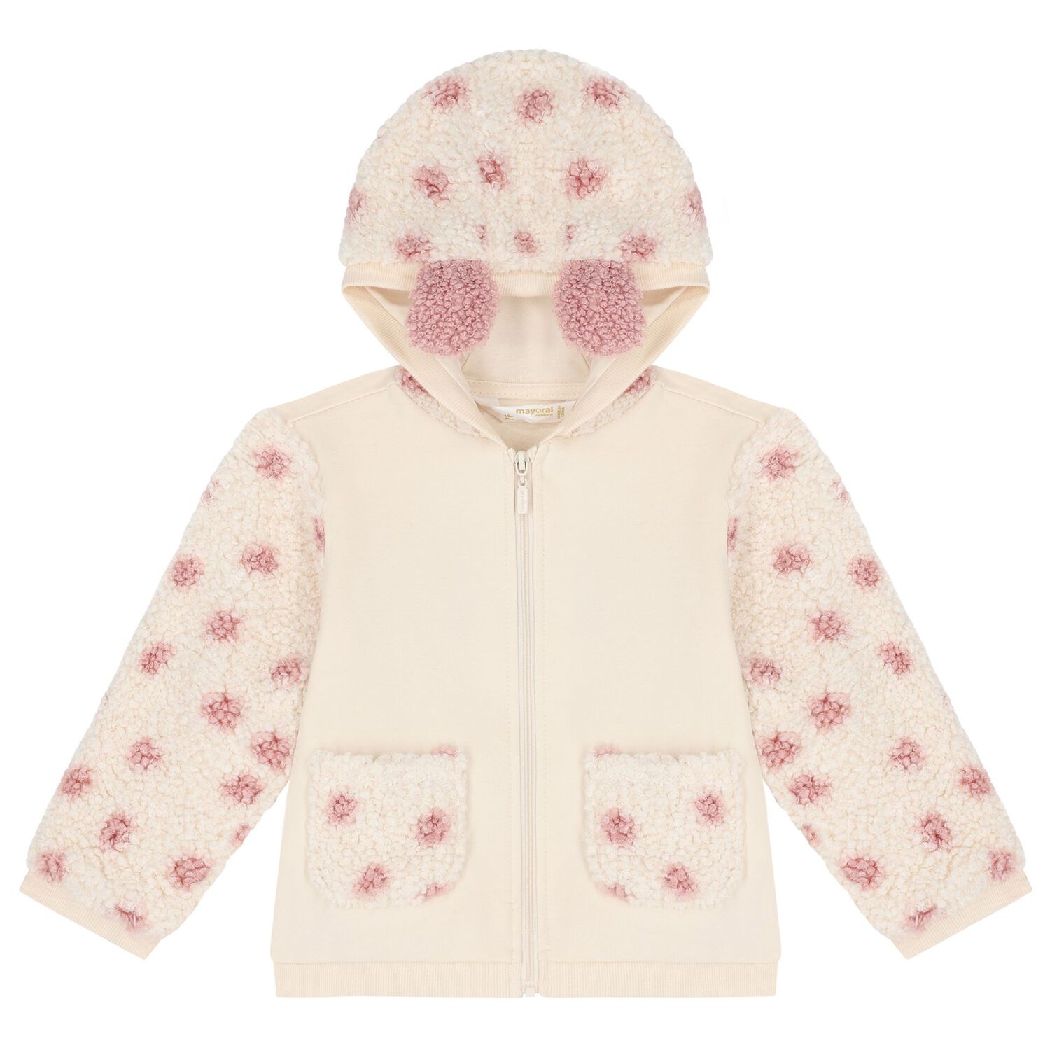 Baby Girls Pink & White Tracksuit (3 Piece), 1, hi-res image number null