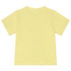 Younger Boys Yellow Burger T-Shirt, 2, hi-res