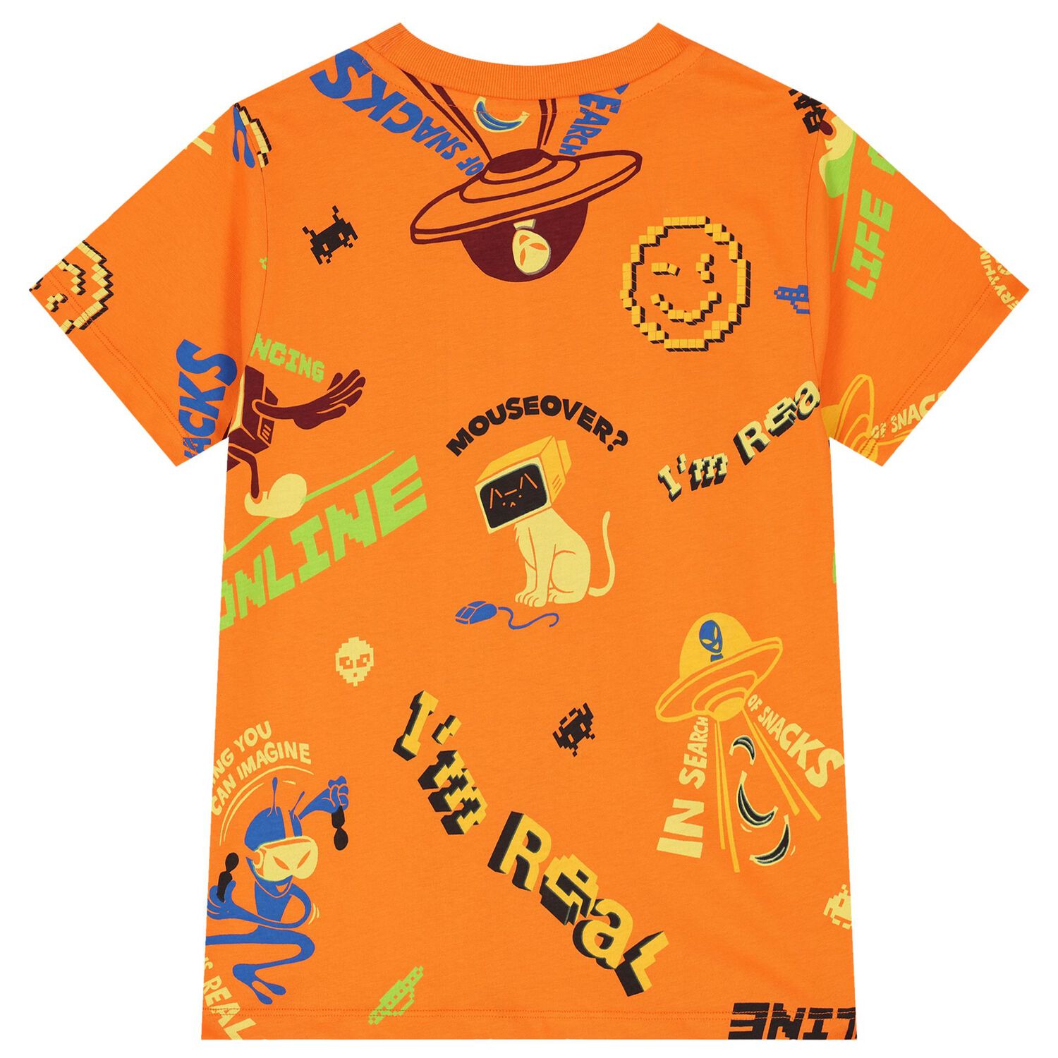 Boys Orange T-Shirt, 1, hi-res