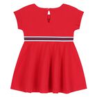 Younger Girls Red Heart Dress, 1, hi-res