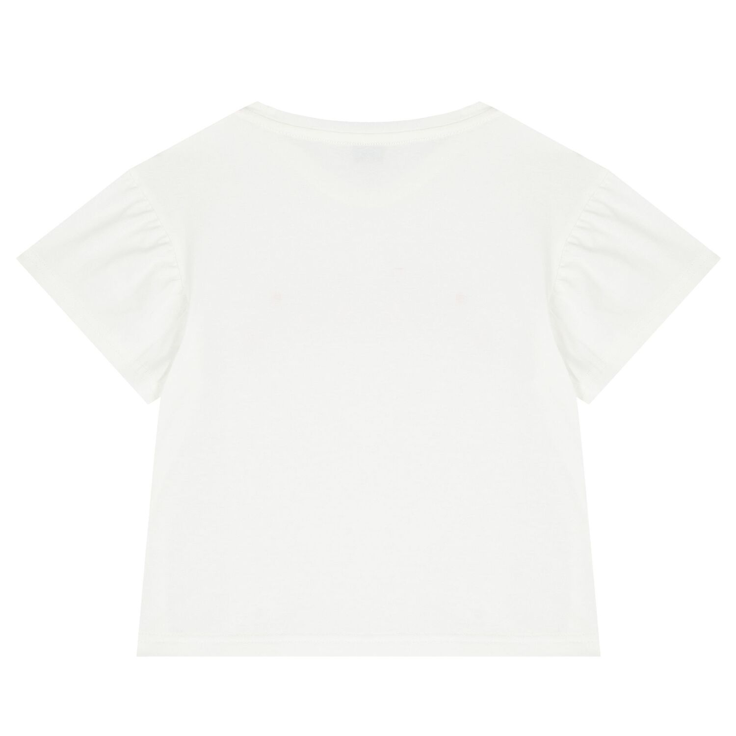 Girls Ivory Logo T-Shirt, 1, hi-res