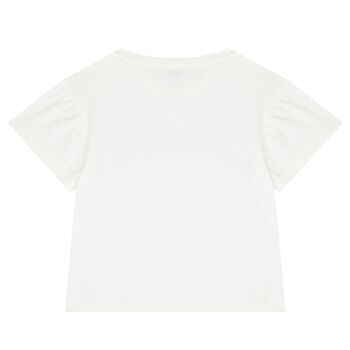Girls Ivory Logo T-Shirt