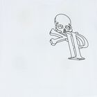 Boys White Skull T-Shirt, 1, hi-res