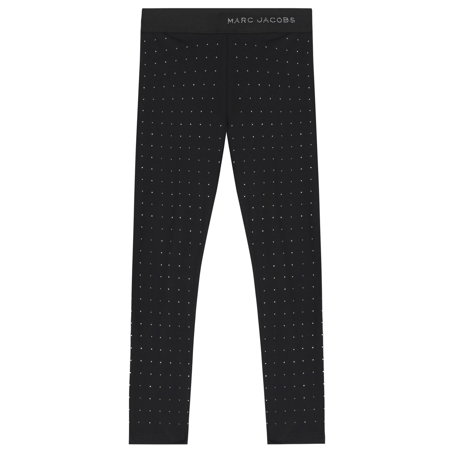 Girls Black Rhinestones Leggings, 1, hi-res image number null