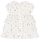 Baby Girls White & Pink Floral Dress Set, 1, hi-res