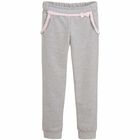 Girls Grey Jersey Joggers, 1, hi-res