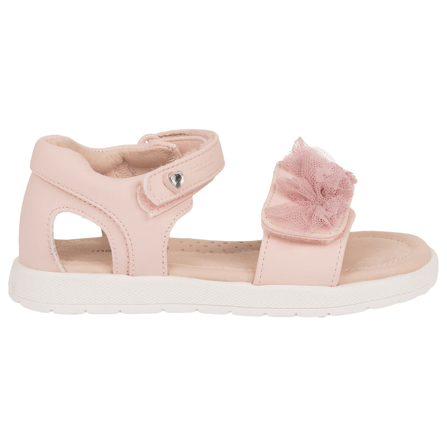 Younger Girls Pink Logo Sandals, 1, hi-res