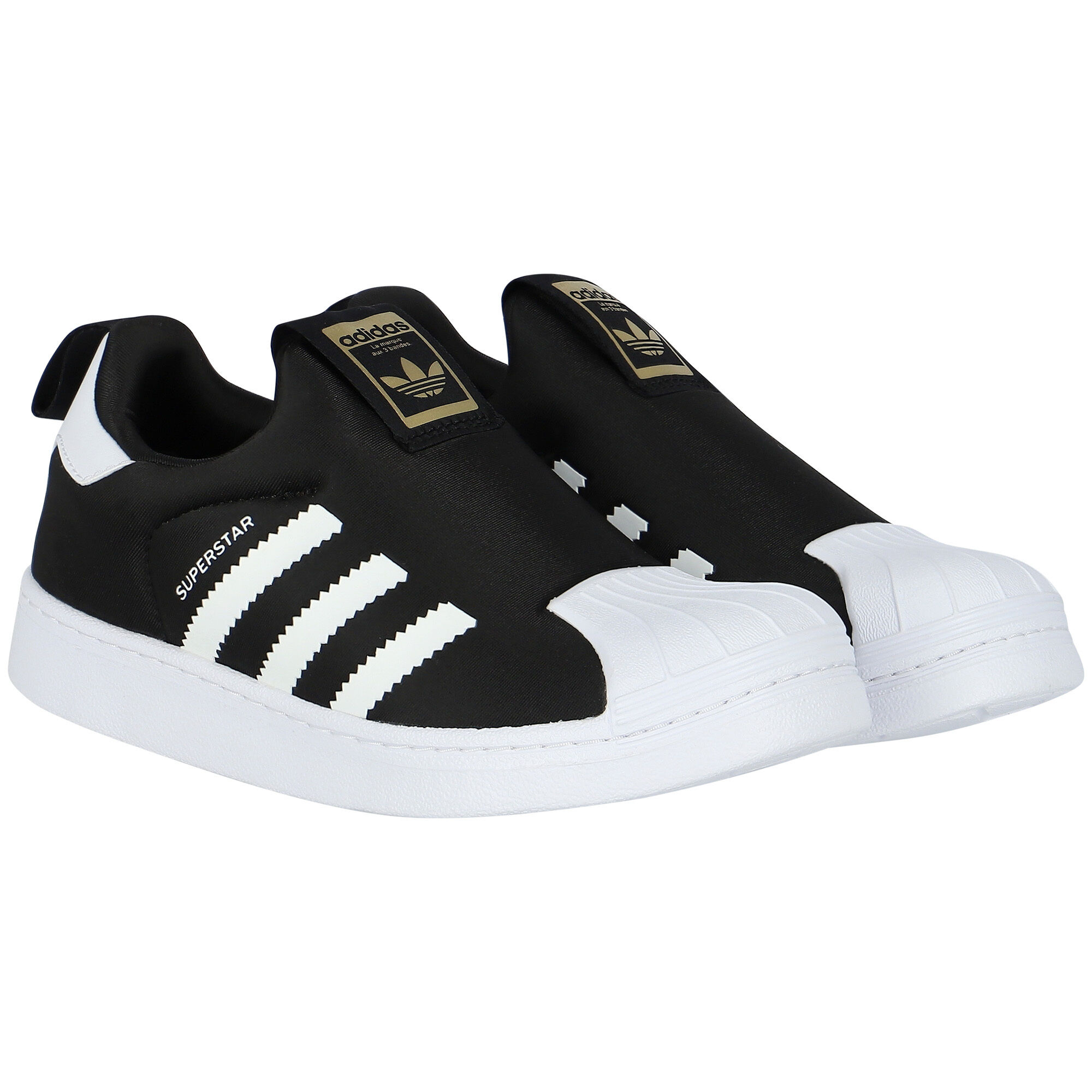 Adidas Kids Black Superstar 360 I Trainers Junior Couture UK