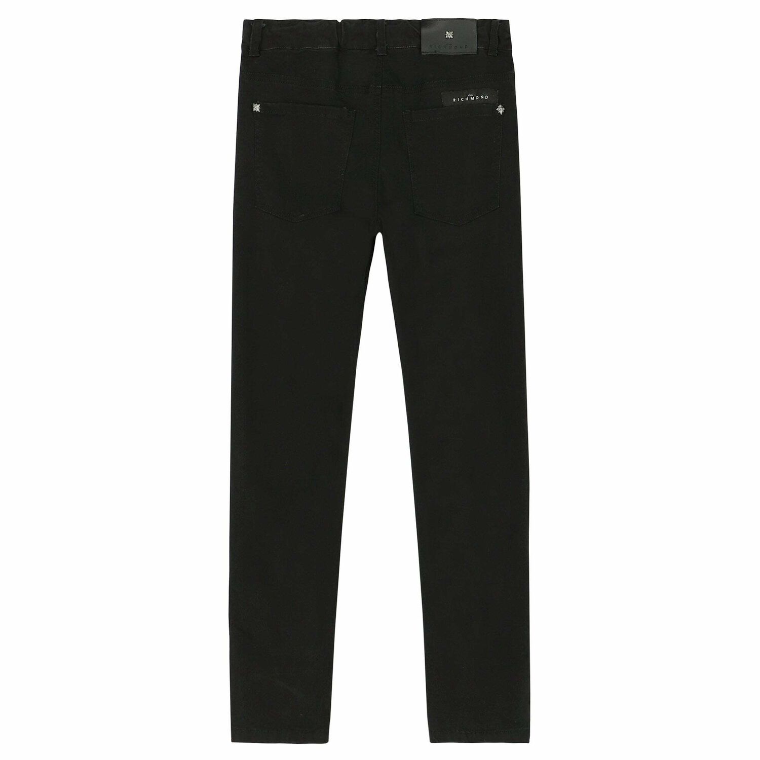 Boys Black Denim Jeans, 1, hi-res
