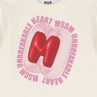 Younger Girls Beige Logo Dress, 1, hi-res