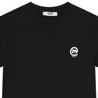 Boys Black Logo T-Shirt, 1, hi-res