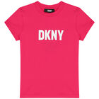 Girls Pink Logo T-Shirt, 1, hi-res