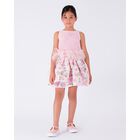 Girls Pink Feather & Rose Skirt Set, 1, hi-res