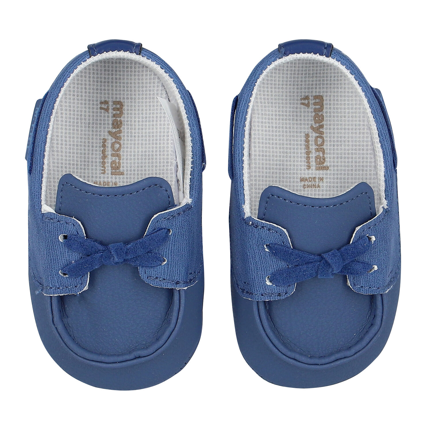 Baby Boys Blue Pre-Walker Mocassins, 2, hi-res image number null