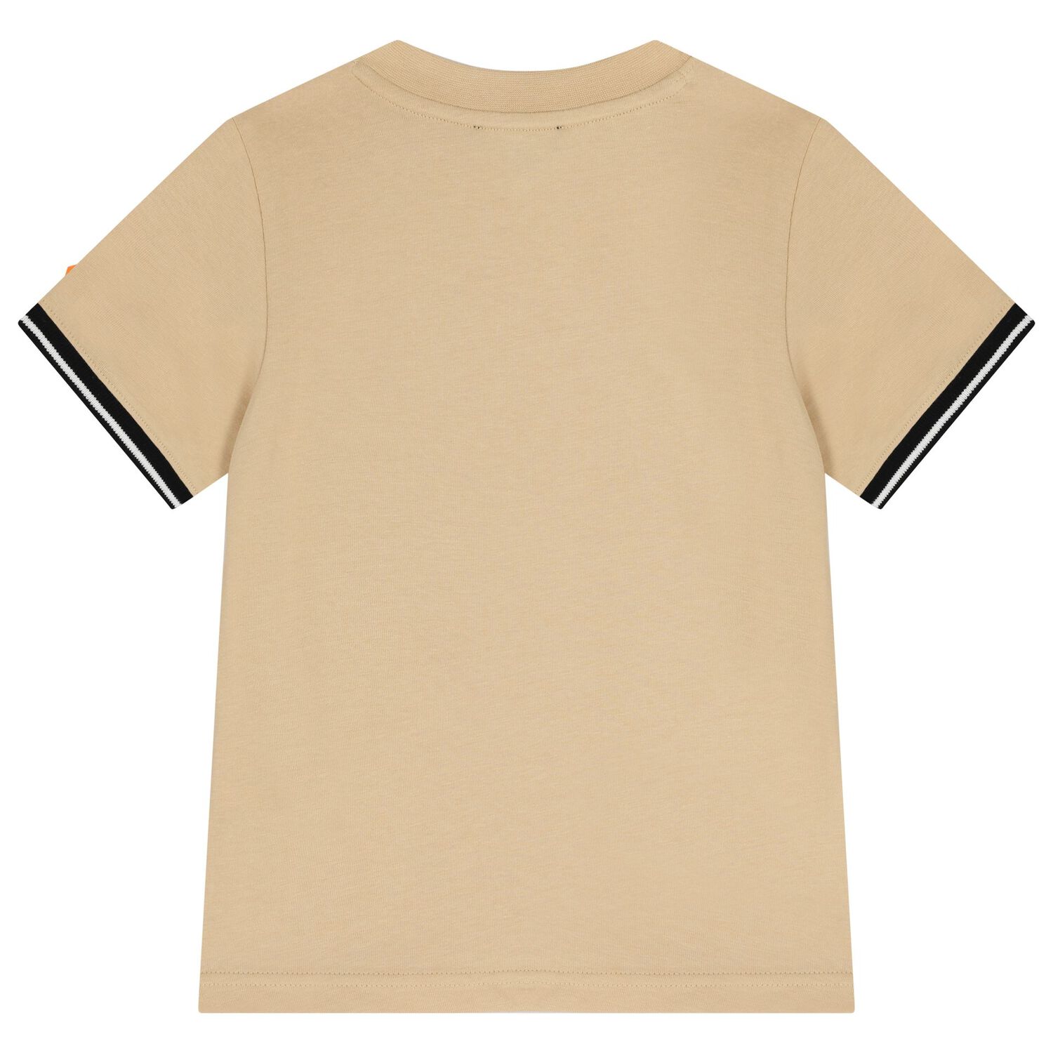 Boys Beige Logo T-Shirt, 1, hi-res