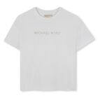 Girls Ivory Logo T-Shirt, 1, hi-res