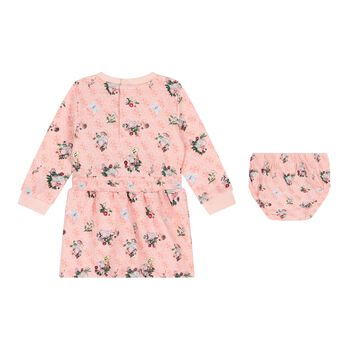 Baby Girls Pink Logo Dress Set