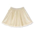 Girls Gold Metallic Tulle Skirt, 1, hi-res