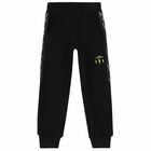Boys Black Logo Joggers, 1, hi-res