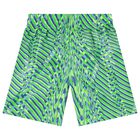 Boys Green & Blue Logo Shorts, 2, hi-res