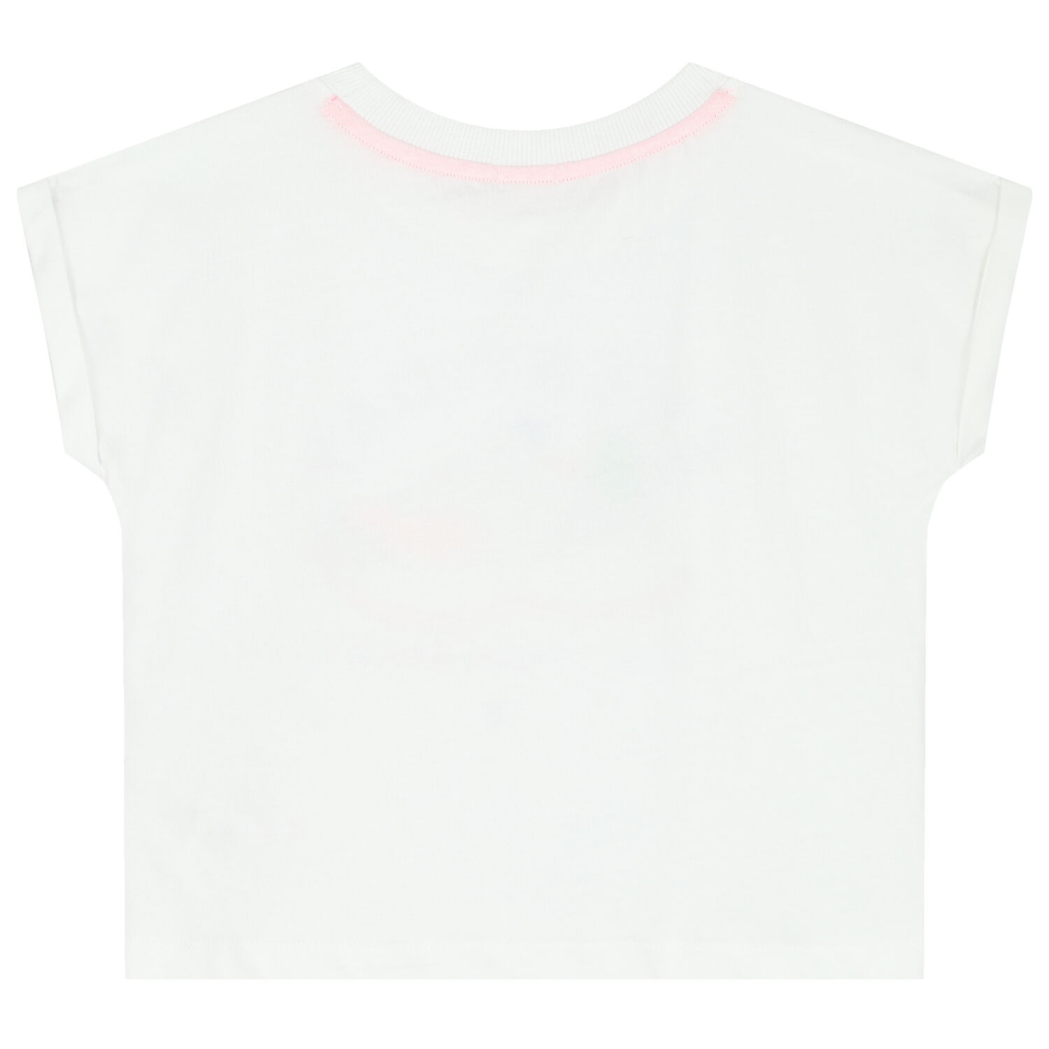 Girls White Sequin Trainer T-Shirt, 1, hi-res image number null