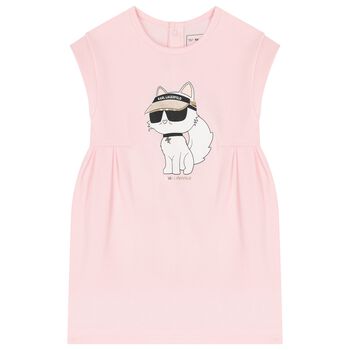 Girls Pink Choupette Dress