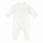 Baby Girls White Rabbit Babygrow, 1, hi-res