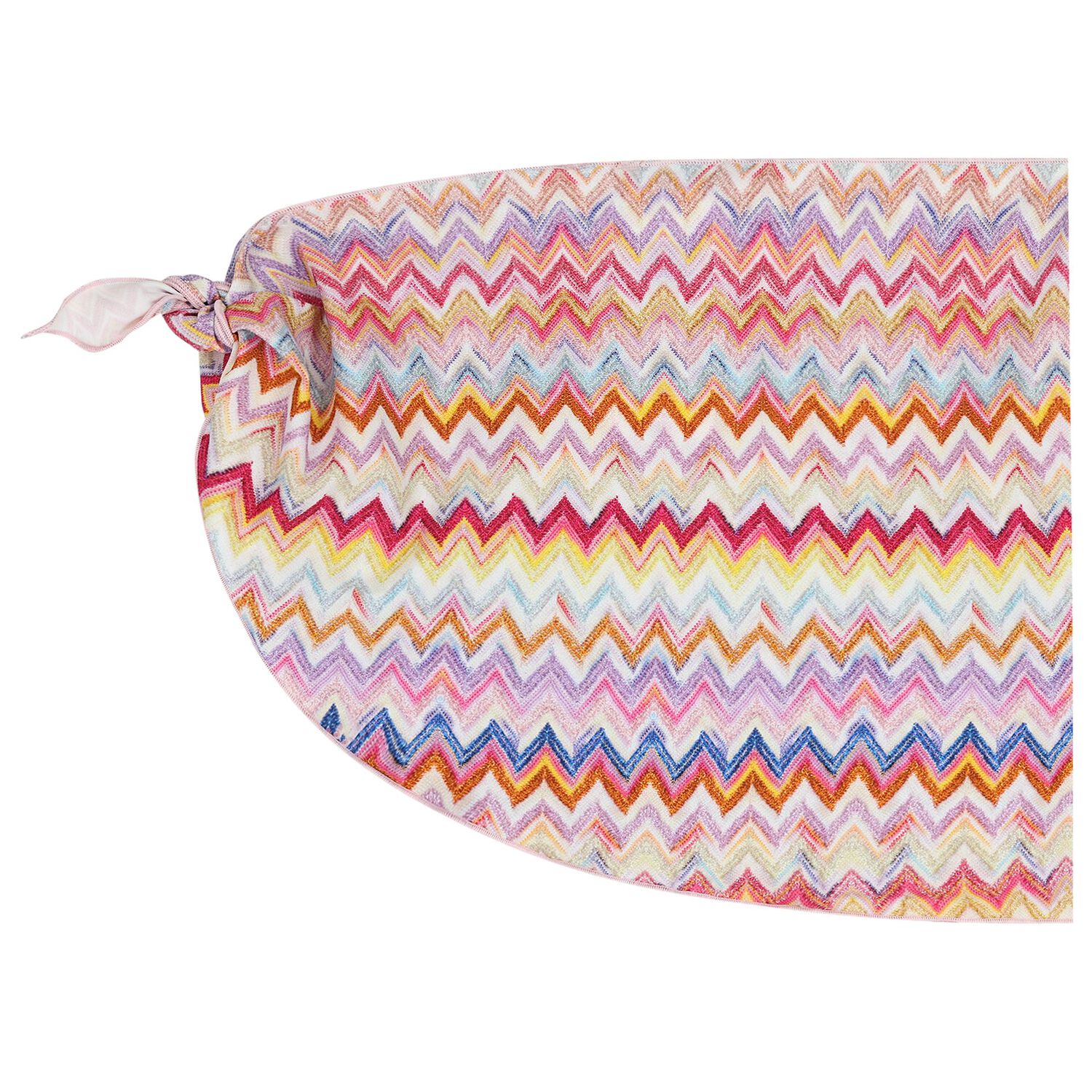 Girls Multi-Coloured Zigzag Beach Skirt, 2, hi-res