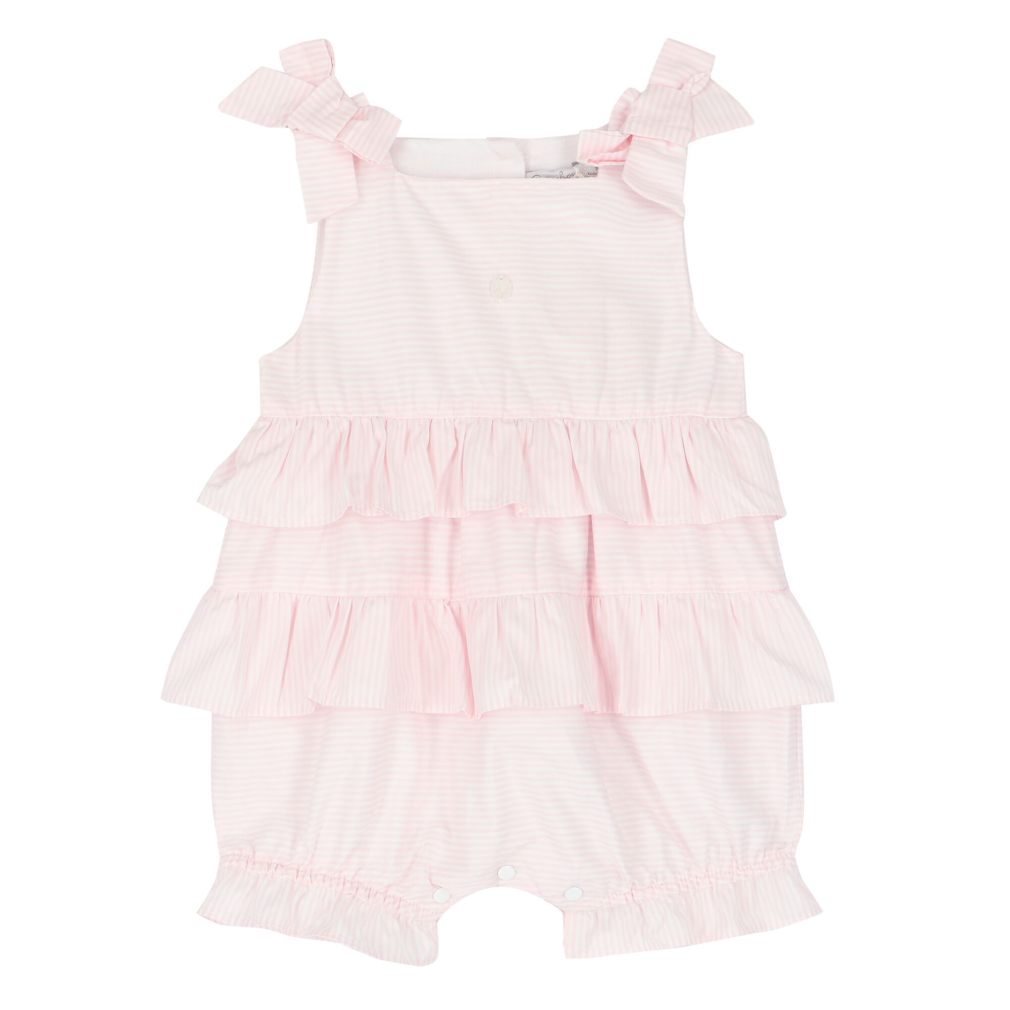 Patachou Baby Girls Pink White Romper Junior Couture UK