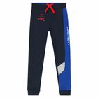 Boys Navy Logo Joggers, 1, hi-res