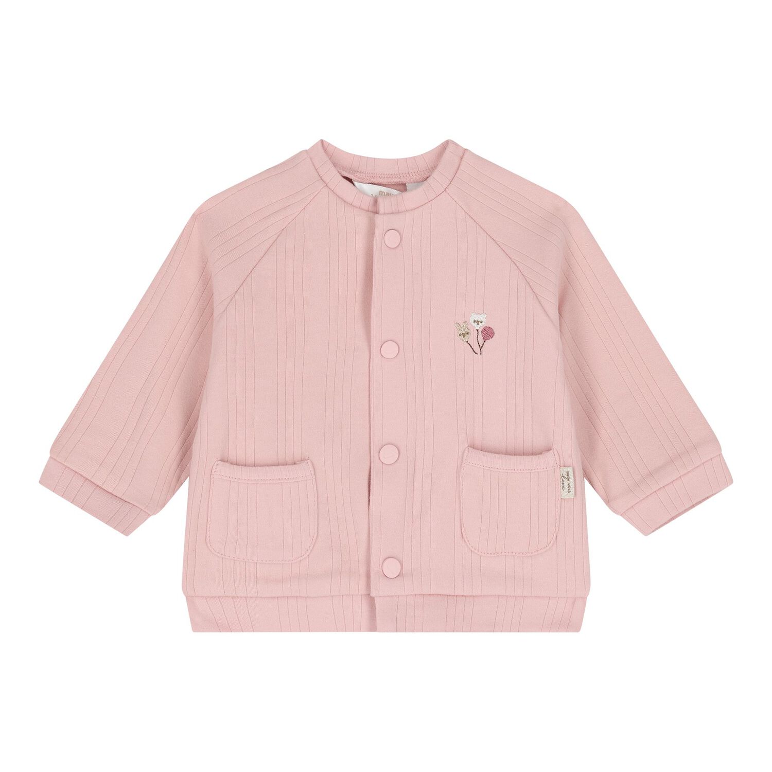 Baby Girls Pink & White Balloon Tracksuit ( 3 Piece ), 2, hi-res