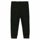 Younger Boys Black Logo Joggers, 1, hi-res