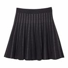 Girl Grey & Silver Knitted Skirt, 1, hi-res