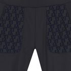 Younger Boys Navy Blue Logo Tracksuit, 1, hi-res