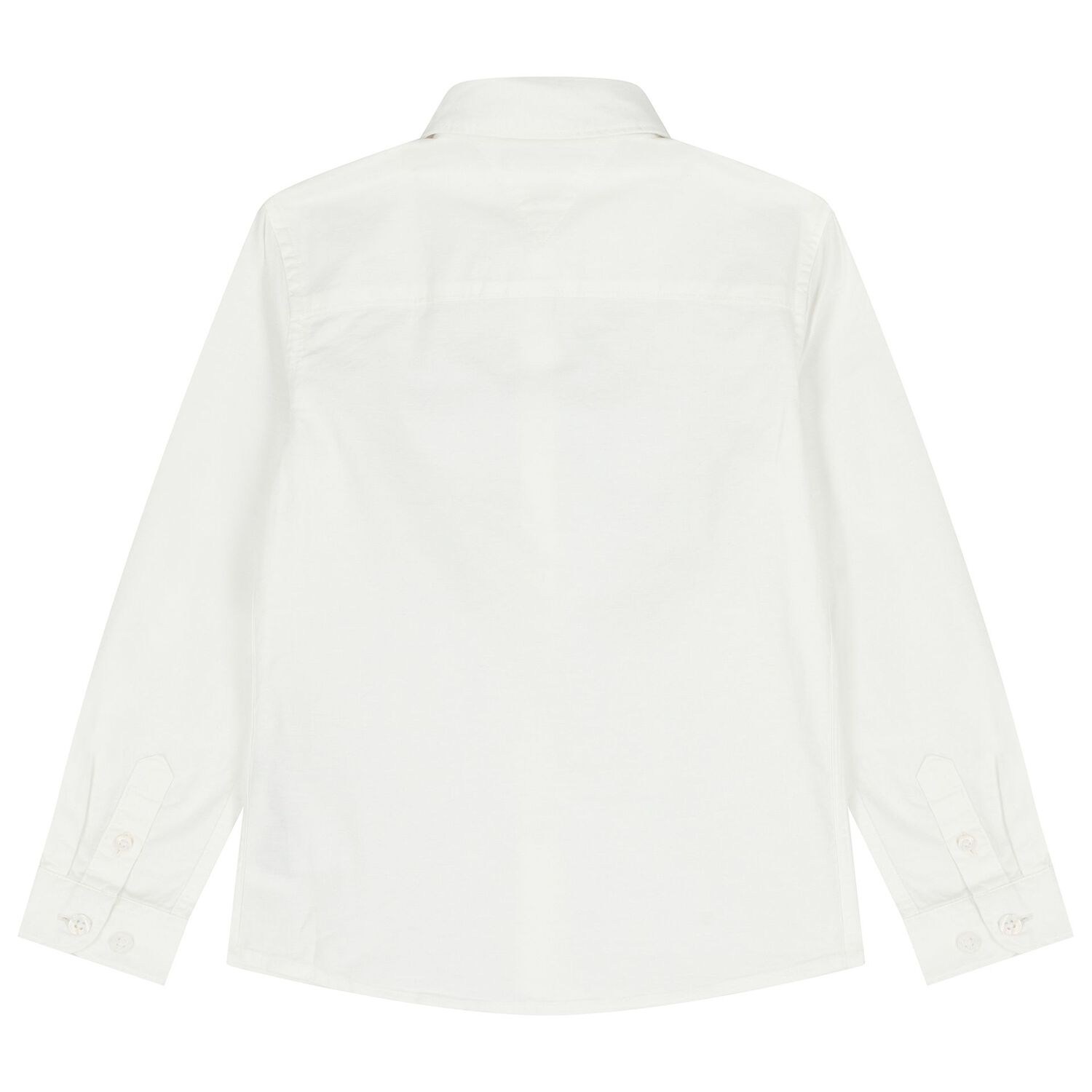 Boys White Logo Shirt, 1, hi-res