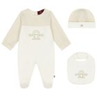 Ivory Logo Babygrow Gift Set, 1, hi-res