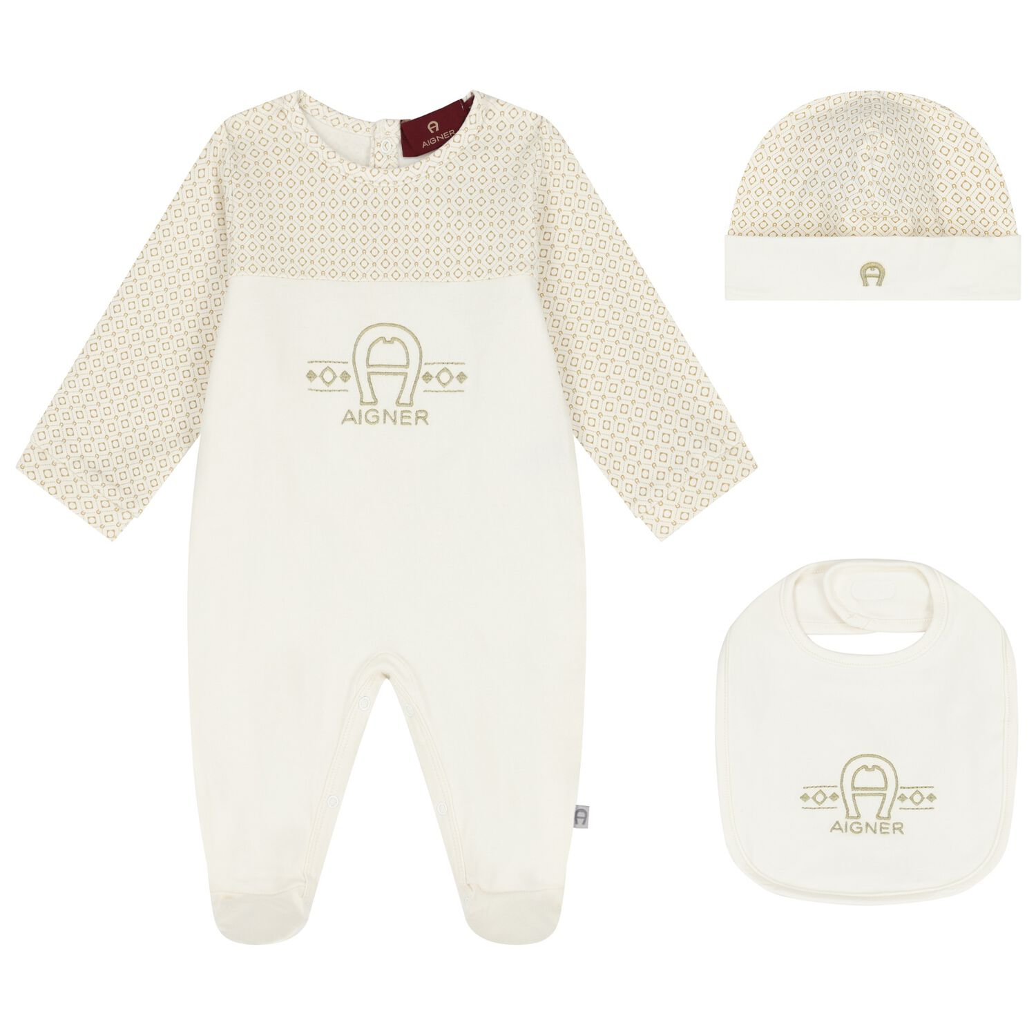 Ivory Logo Babygrow Gift Set, 1, hi-res image number null