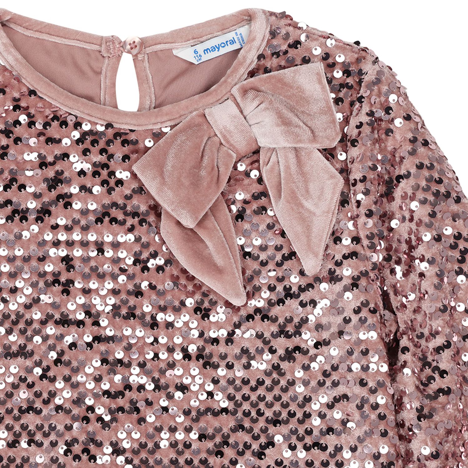 Girls Pink Embellished Dress, 2, hi-res