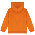 Boys Orange & Black Tracksuit, 1, hi-res