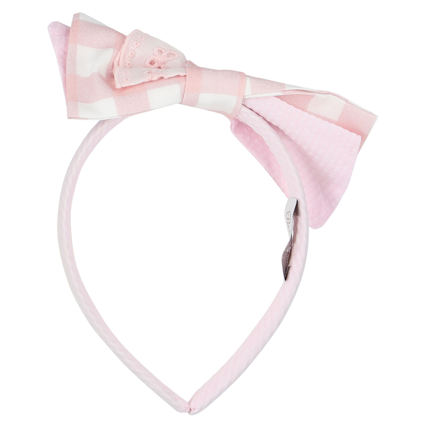 Younger Girls Pink Bow Headband, 1, hi-res image number null