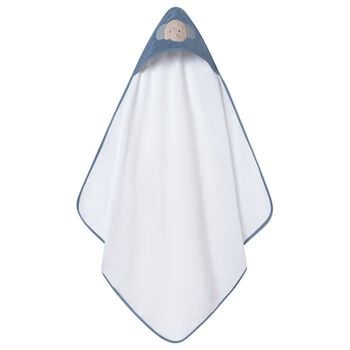 Baby Boys Blue Hooded Towel 