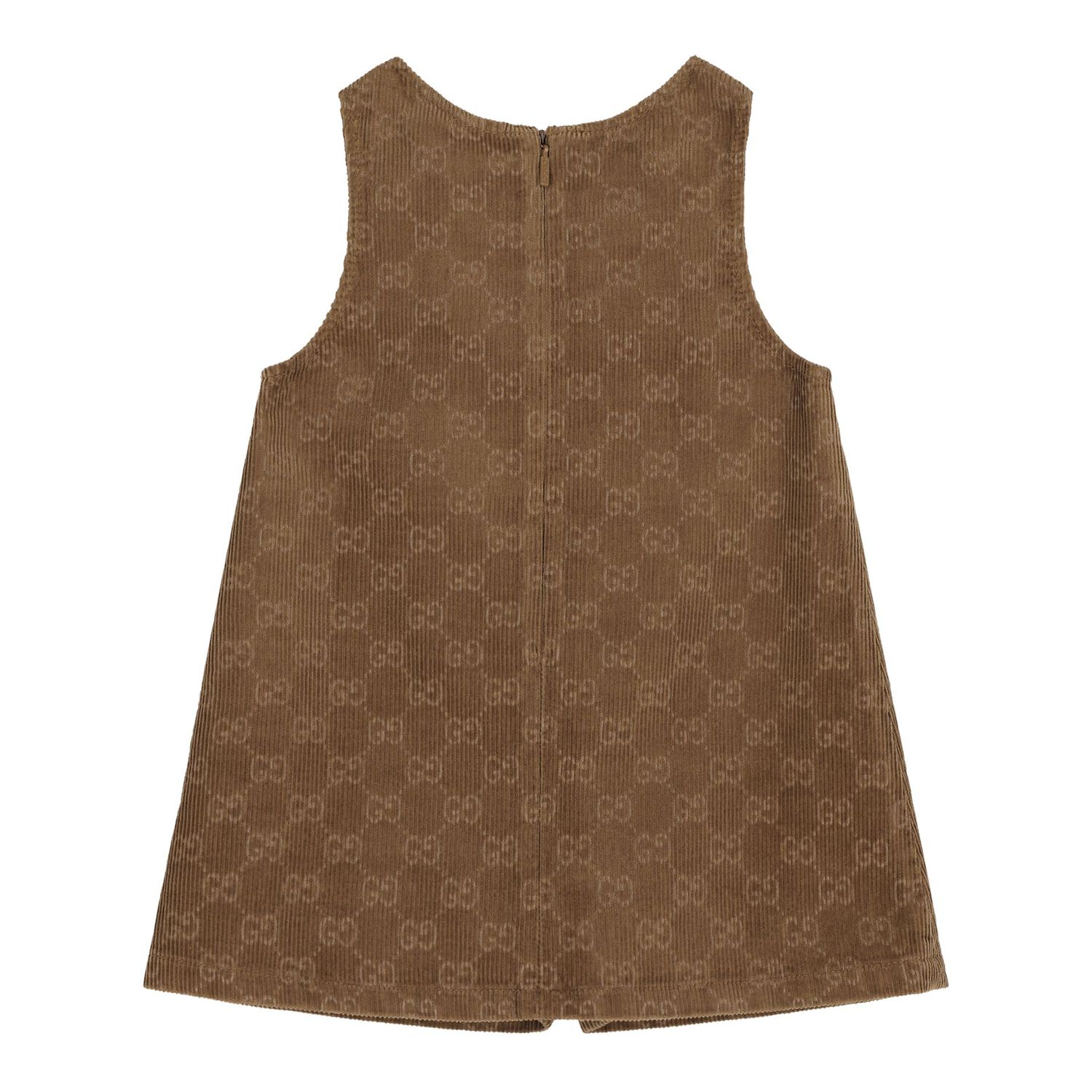Baby Brown GG Logo Corduroy Dress , 1, hi-res