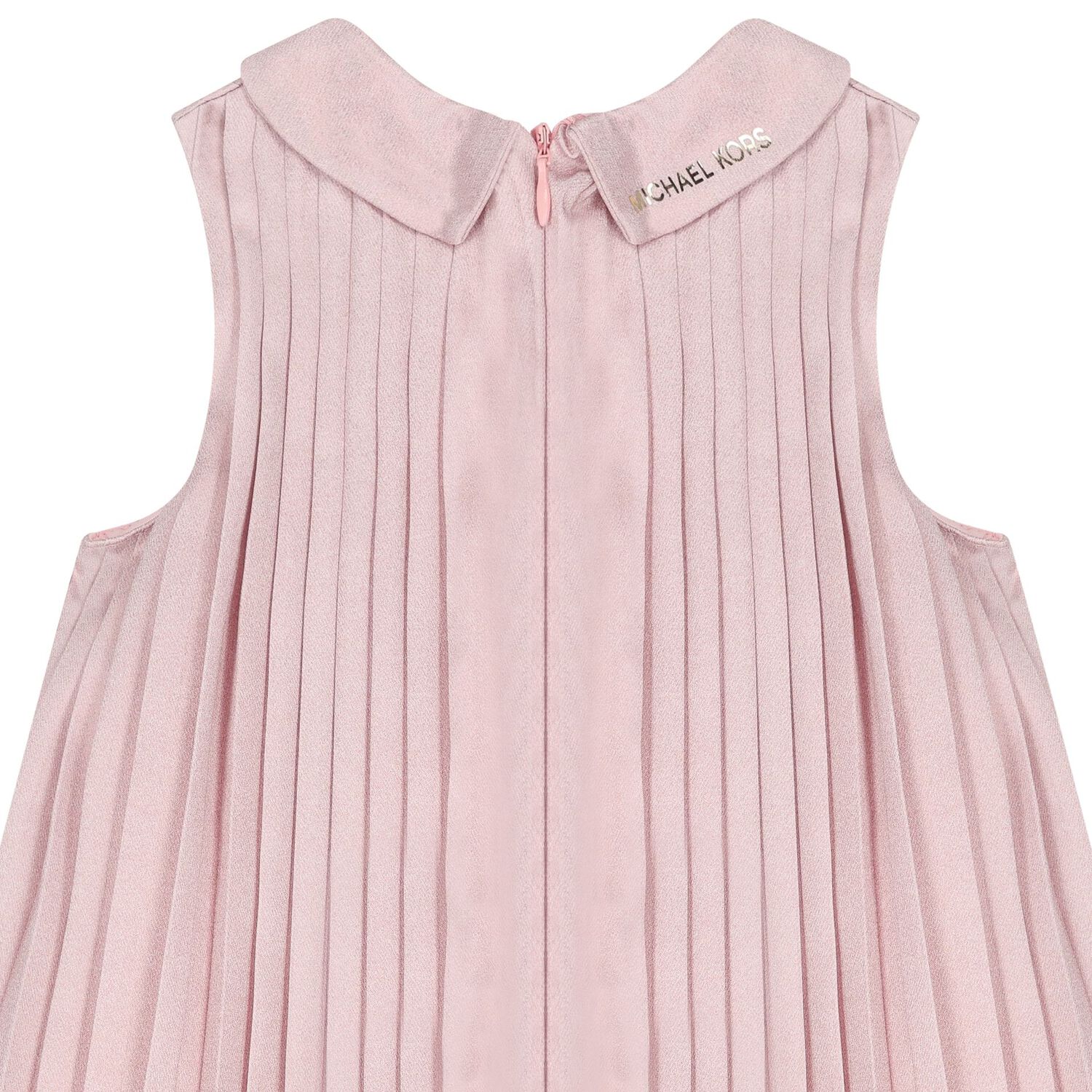 Younger Girls Pink Pleated Dress, 1, hi-res