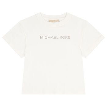 Girls Ivory Logo T-Shirt