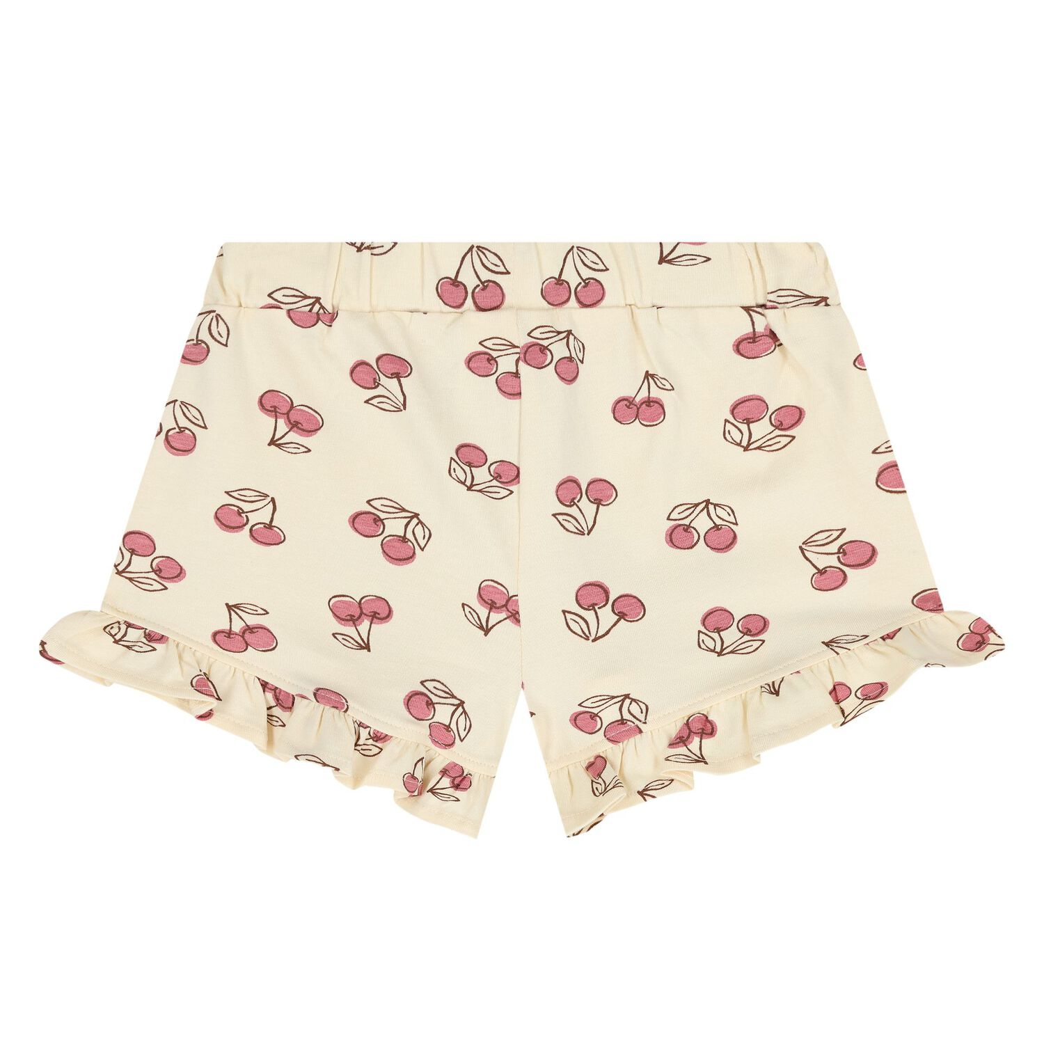 Younger Girls Pink & Yellow Shorts Set, 1, hi-res